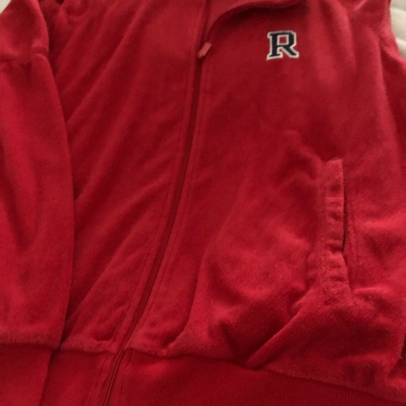 Red Terry Warm Up Suit - Picture 12 of 13